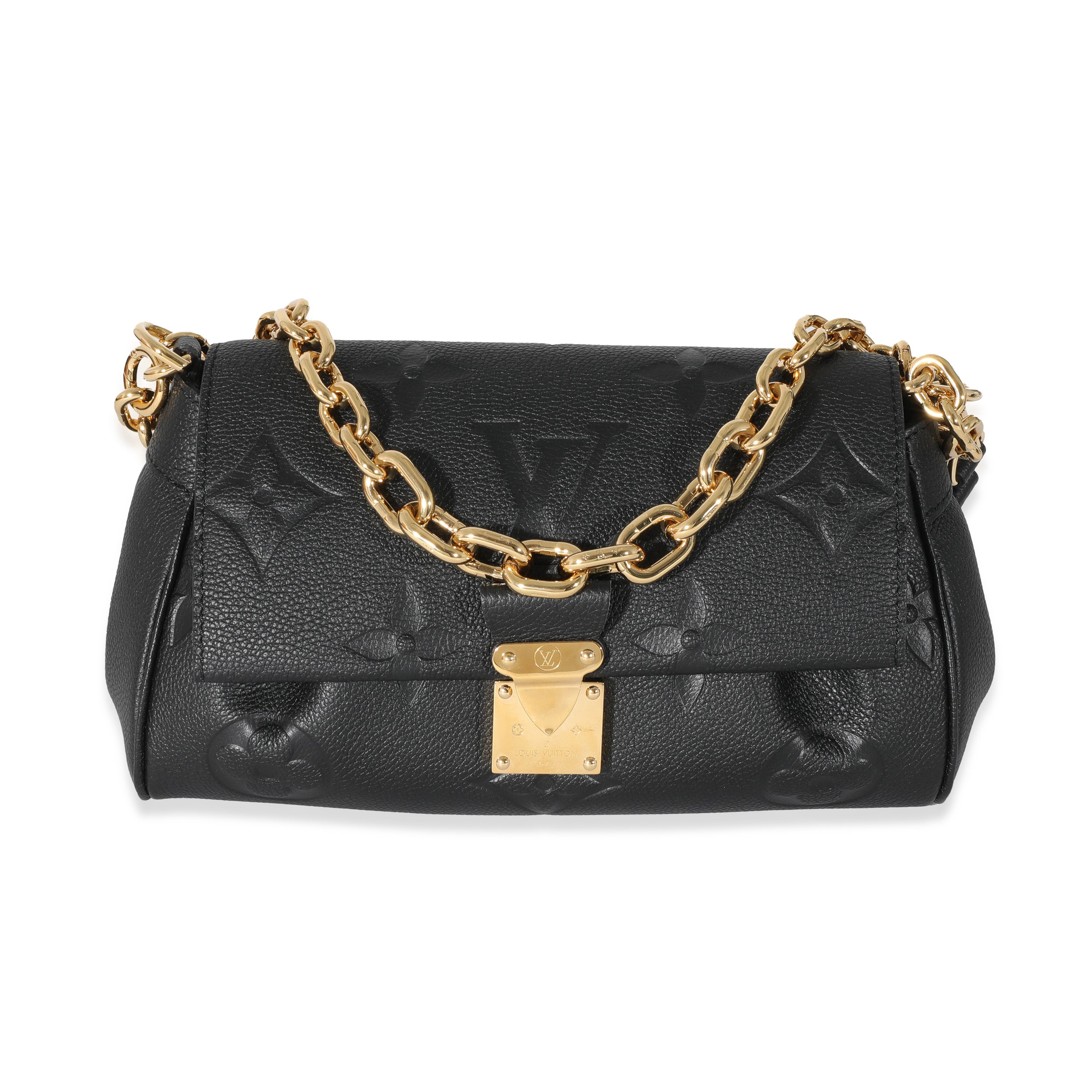 Louis Vuitton Black Monogram Empreinte Leather Bastille MM, myGemma