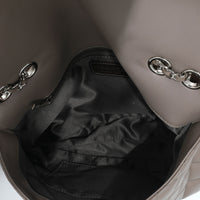 Chanel Grey Lambskin Large Chanel 3 Flap Bag