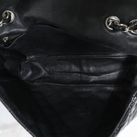 Chanel Black Patent Soft Jumbo Single Flap Bag