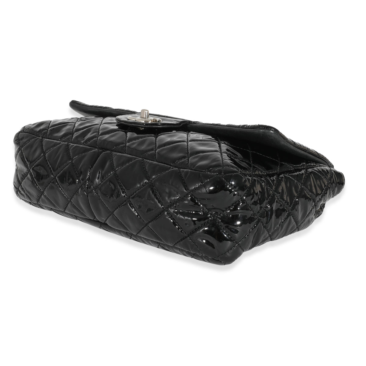 Chanel Black Patent Soft Jumbo Single Flap Bag, myGemma, QA