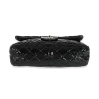 Chanel Black Patent Soft Jumbo Single Flap Bag