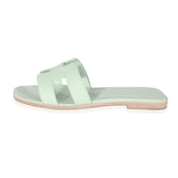 Hermes Vert Jade Epsom Oran Sandals