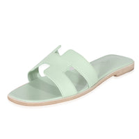 Hermes Vert Jade Epsom Oran Sandals