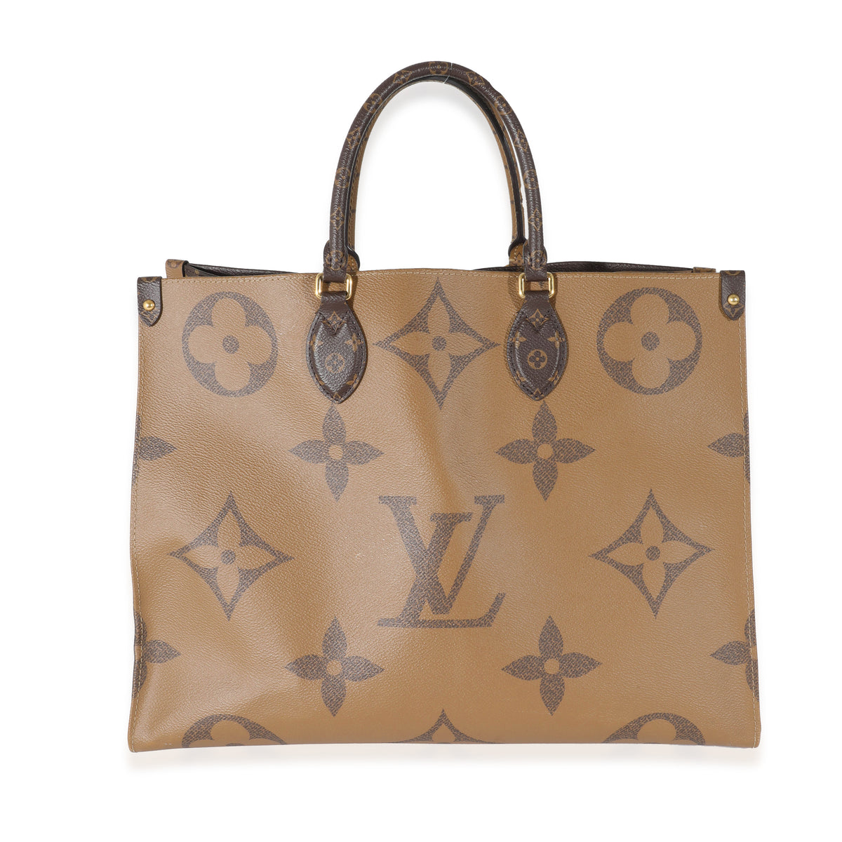 Louis Vuitton Monogram Reverse Giant on The Go Tote Bag