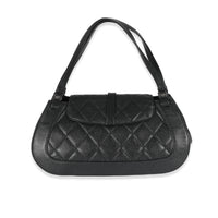 Chanel Black Caviar Mademoiselle Lock Shoulder Bag