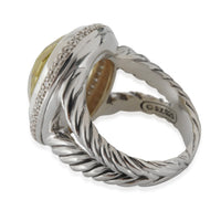 David Yurman Cable Collection Prasiolite Fashion Ring in  Sterling Silver 0.5 CT