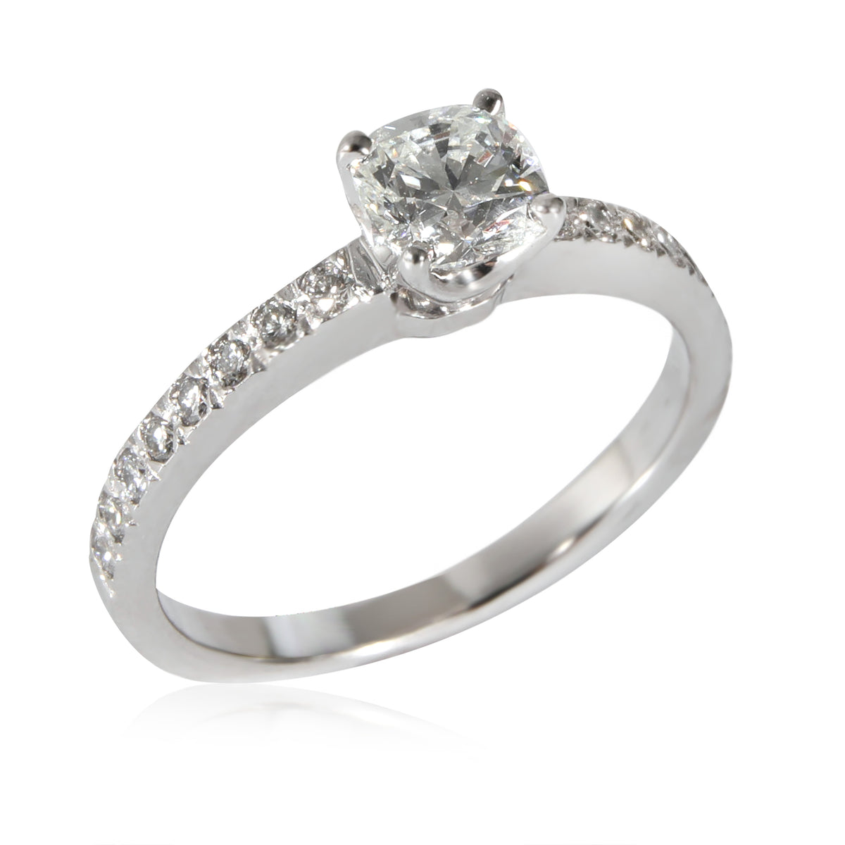 Tiffany & Co. Novo Diamond Engagement Ring in Platinum G VS1 0.71 CTW