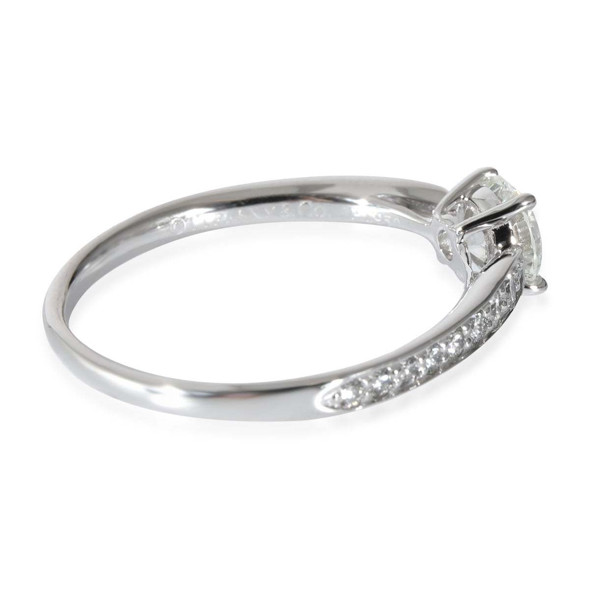 Tiffany & Co. Harmony Engagement Ring in  Platinum I VVS1 0.7 CTW