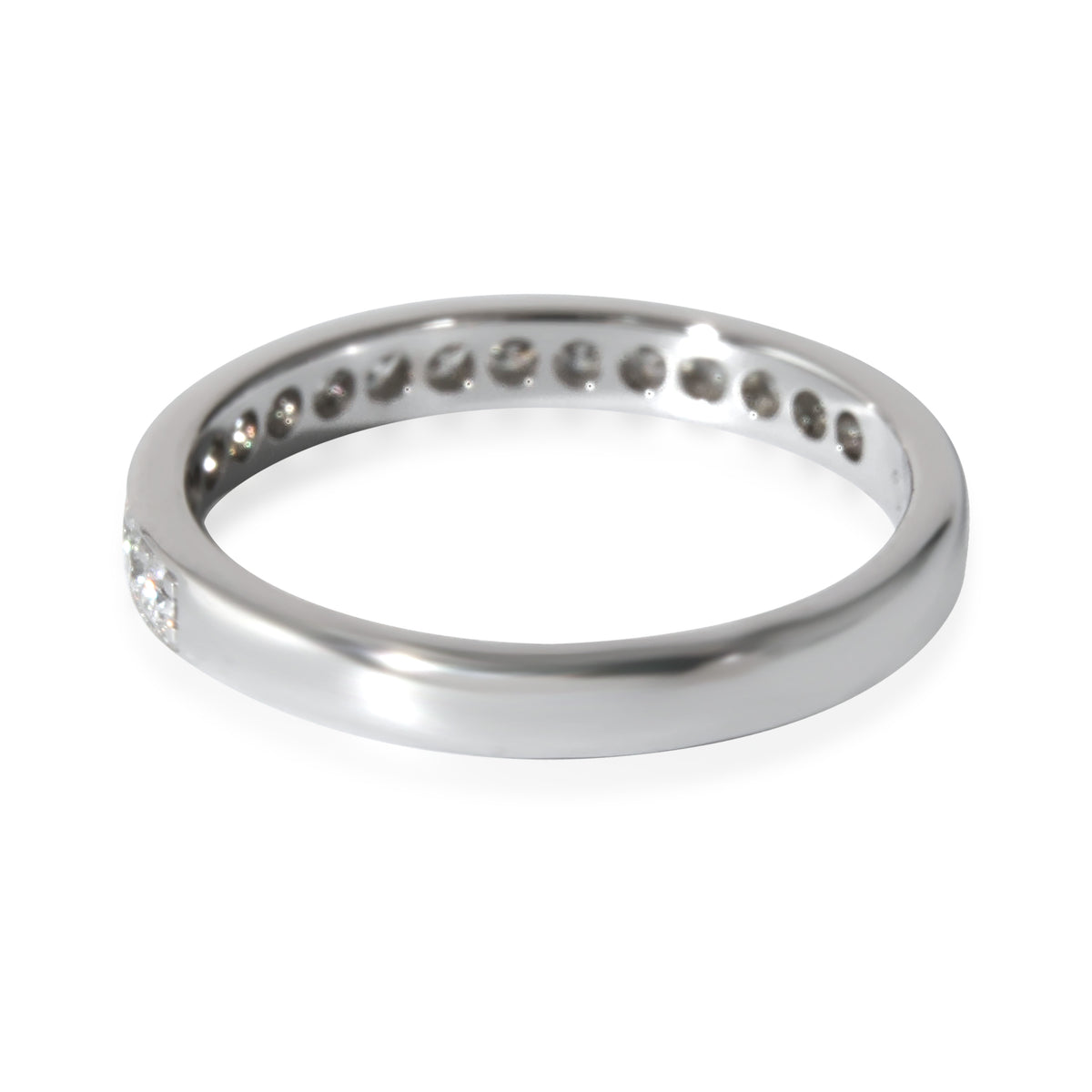 Cartier 1895 Wedding Band in  Platinum 0.27 CTW