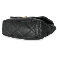 Chanel Black Quilted Lambskin Chanel 19 Maxi Flap Bag