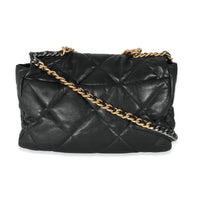 Chanel Black Quilted Lambskin Chanel 19 Maxi Flap Bag