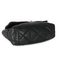 Chanel Black Quilted Lambskin Chanel 19 Maxi Flap Bag