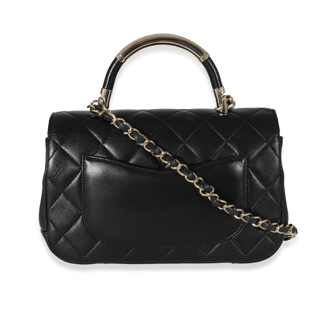 Chanel 17P Black Lambskin Chic Carry Flap Bag, myGemma