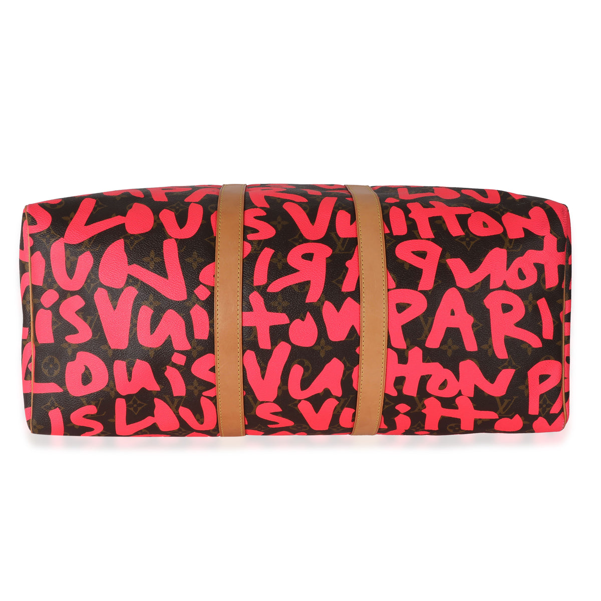 Stephen Sprouse x Louis Vuitton Pink Monogram Graffiti Keepall 50