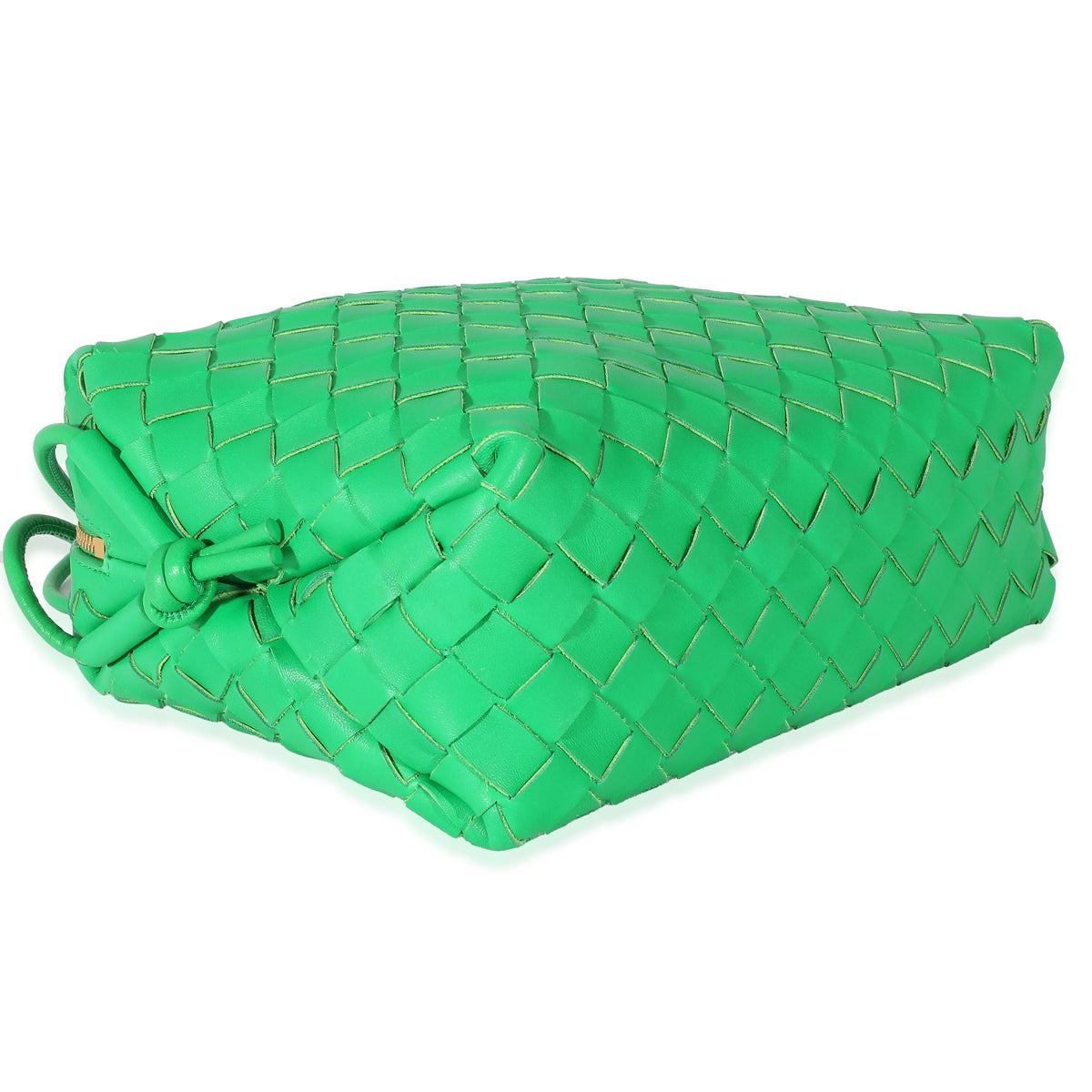 Bottega Veneta Parakeet Intrecciato Lambskin Small Loop Camera Bag