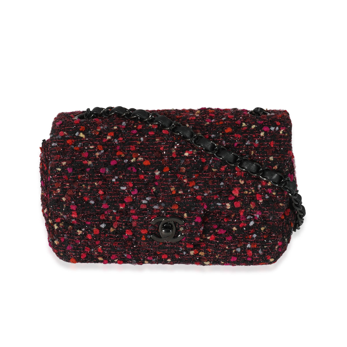 Chanel Multicolor Tweed Mini Rectangular Flap Bag, myGemma, NZ