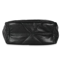 Prada Black Nappa Leather Small Topstitch Tote