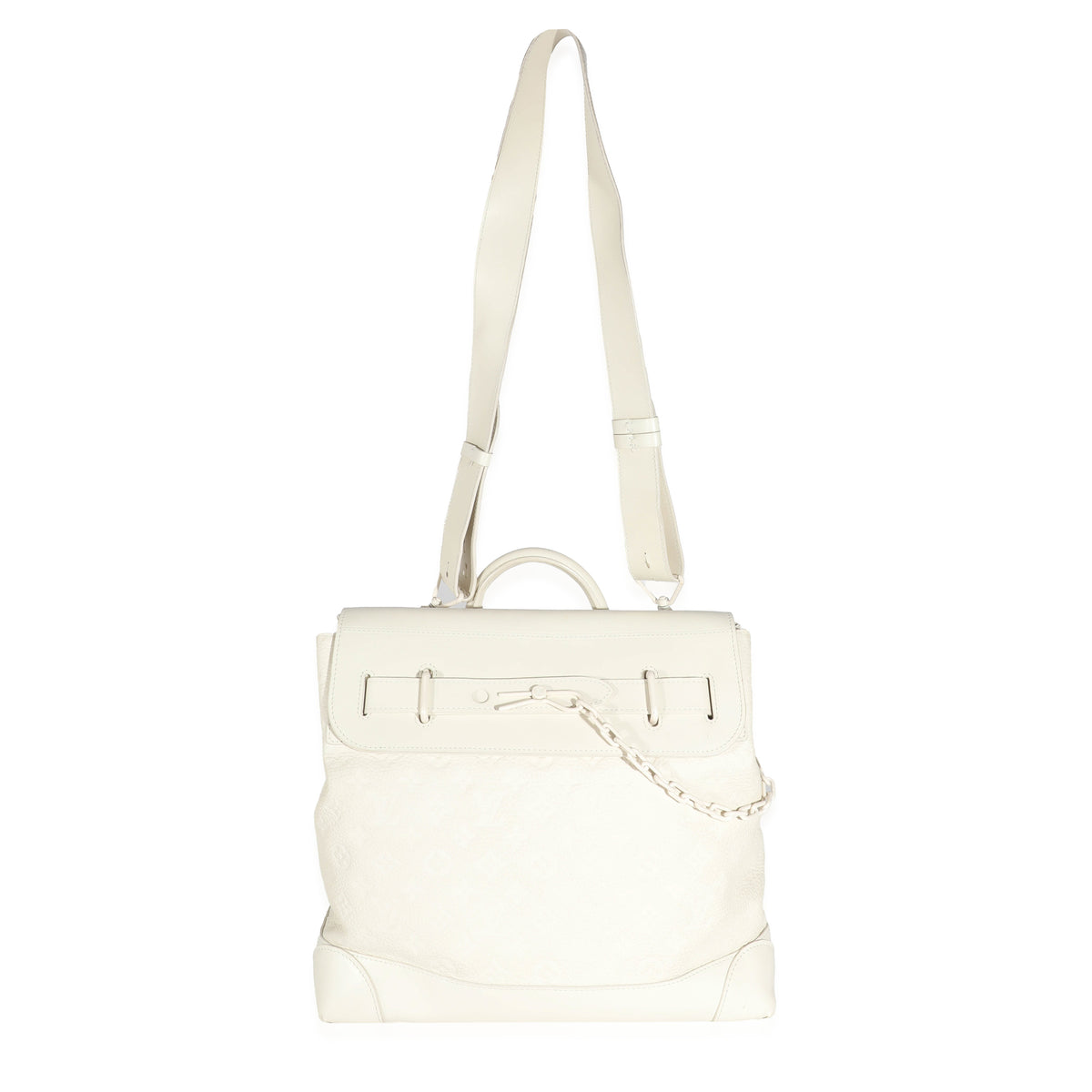Louis Vuitton Monogram Taurillon Pochette Steamer Clutch Bag