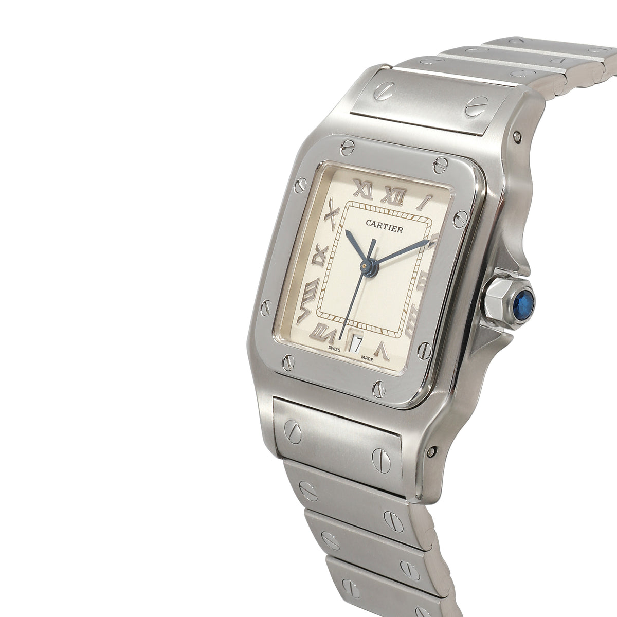 Cartier Santos de Cartier 1564 Mens Watch in  Stainless Steel