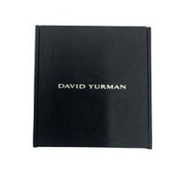 David Yurman Cable Cuff Bracelet With Lapis Lazuli, 6mm in 18K/SS