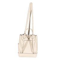 Louis Vuitton Creme Calfskin Mechanical Flower Lockme Mini Backpack