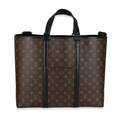 Louis Vuitton Monogram Macassar Weekend Tote GM