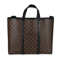 Louis Vuitton Monogram Macassar Weekend Tote GM