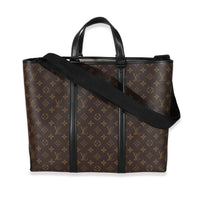 Louis Vuitton Monogram Macassar Weekend Tote GM