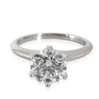 Tiffany & Co. Diamond Engagement Ring in  Platinum E VS2 2.04 CTW