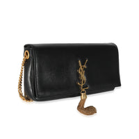 Saint Laurent Black Lambskin Kate 99 Tassel Bag