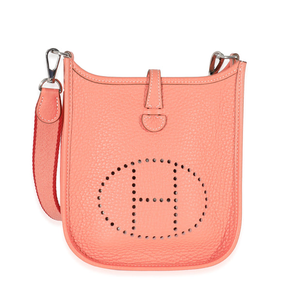 Hermès Clemence Flamingo Coral Mini Evelyne TPM 16, myGemma