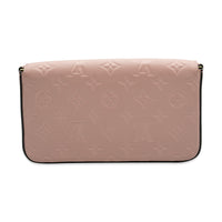 Louis Vuitton Rose Poudre Monogram Empreinte Félicie Pochette