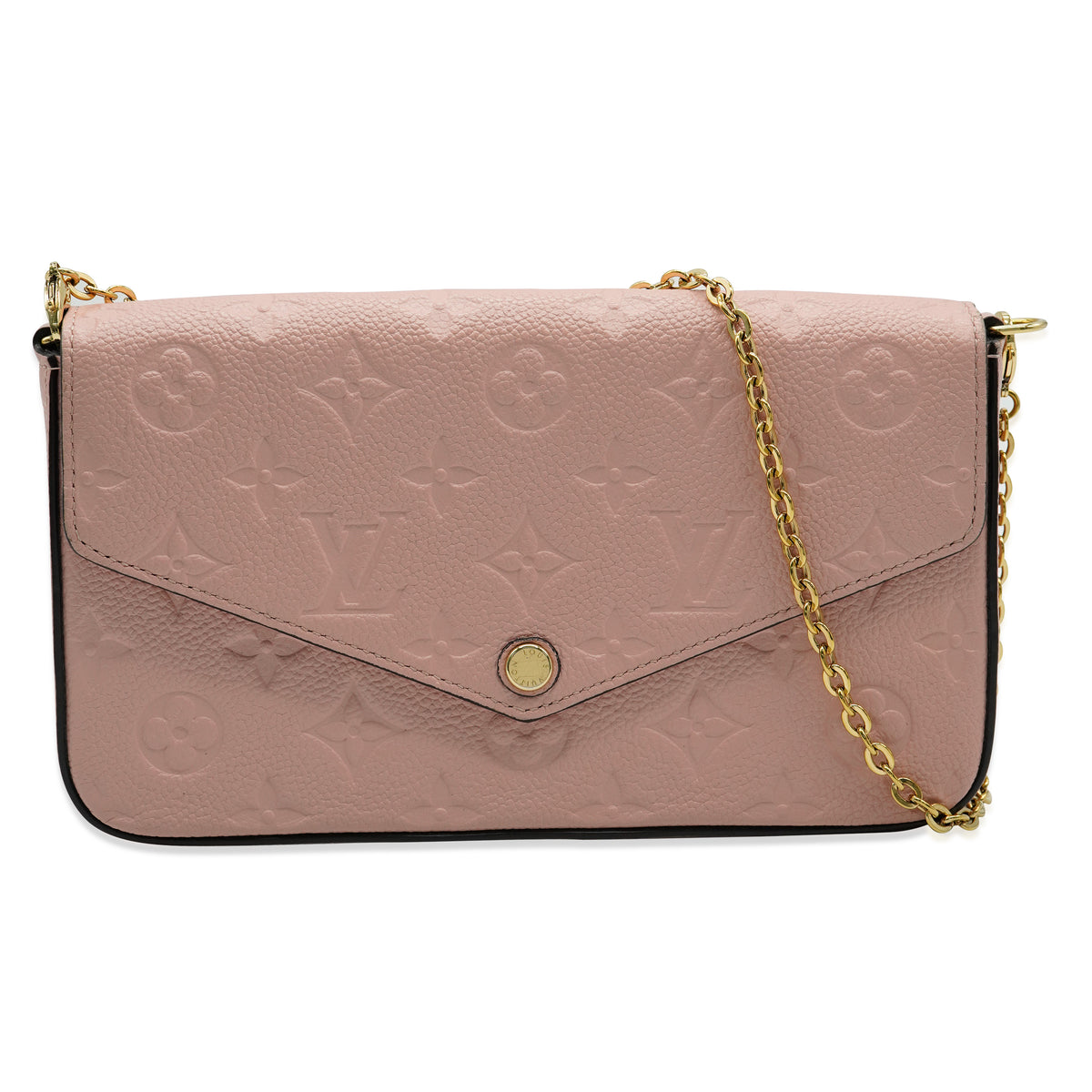 Louis Vuitton Rose Poudre Monogram Empreinte Félicie Pochette