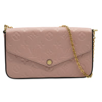 Louis Vuitton Rose Poudre Monogram Empreinte Félicie Pochette