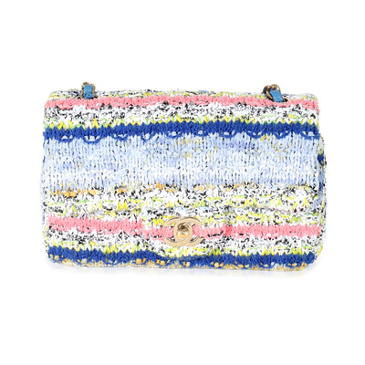 Chanel Multicolor Tweed Mini Rectangular Flap Bag