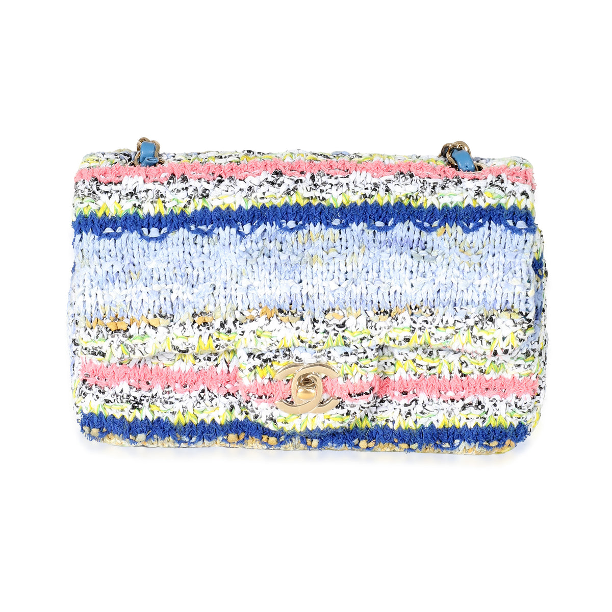 Chanel Multicolor Tweed Mini Rectangular Flap Bag, myGemma, QA