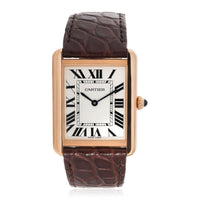 Cartier Tank Solo W5200025 Unisex Watch in 18kt Rose Gold/Stainless Steel