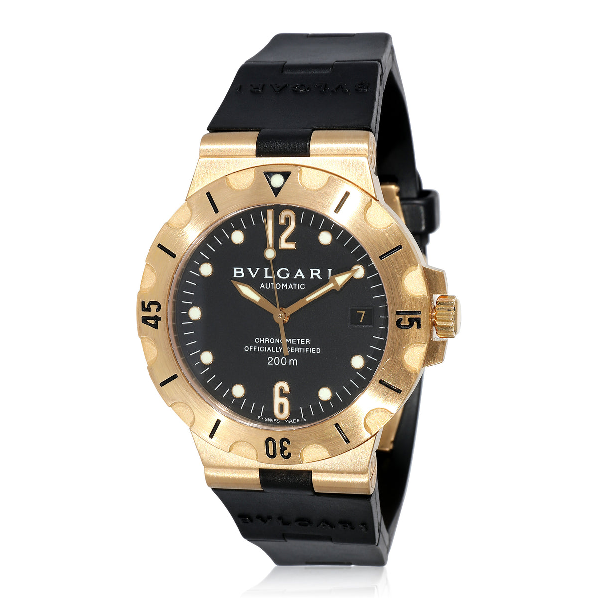BVLGARI Diagono SD 38 G Men's Watch in 18k Yellow Gold myGemma