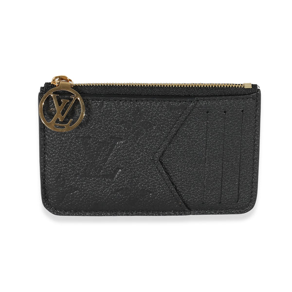 Louis Vuitton Black Empreinte Romy Card Holder, myGemma