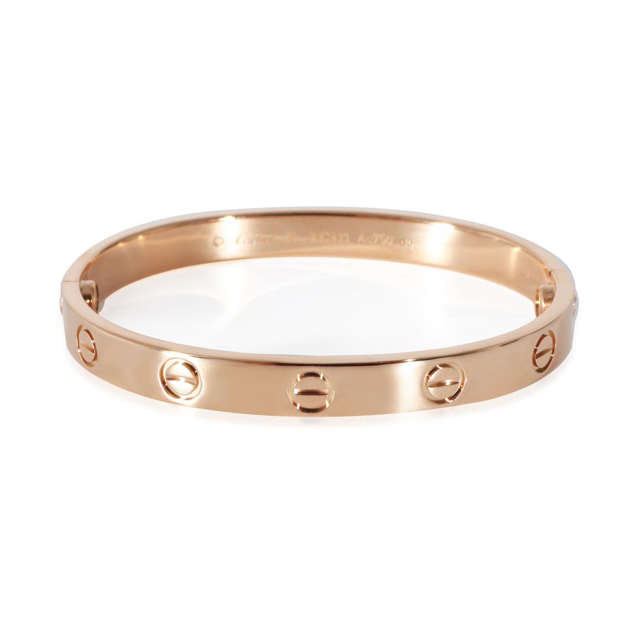 Cartier Love Bracelet in 18K Rose Gold, Size 15