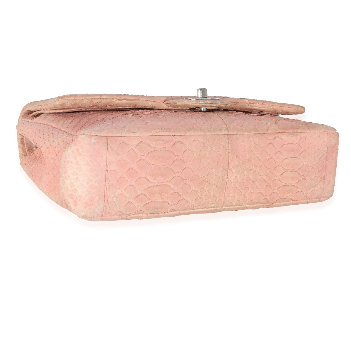Pink Python Purse Chanel Pink Matte Python Medium Classic Double Flap Bag | myGemma ...