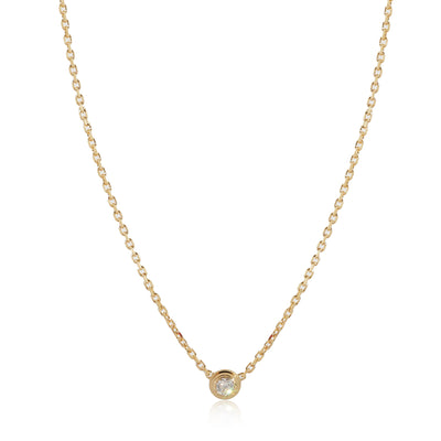 Cartier DAmour Diamond Necklace in 18k Yellow Gold 0.04 CTW XS Size