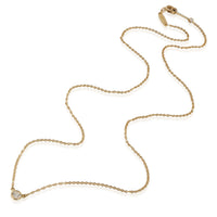 Tiffany & Co. Elsa Peretti Diamond By the Yard Necklace in 18k Gold 0.12 CTW