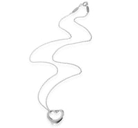 Tiffany & Co. Elsa Peretti Open Heart Pendant in Sterling Silver 0.04 CTW