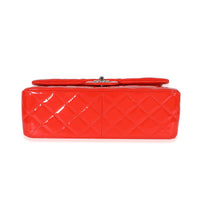 Chanel Red Patent Jumbo Classic Double Flap Bag