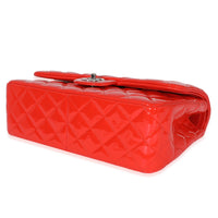 Chanel Red Patent Jumbo Classic Double Flap Bag