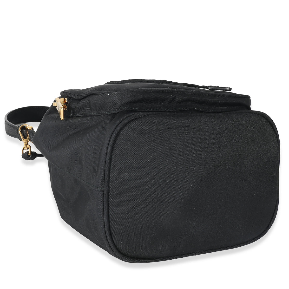 Prada Black Re-Nylon Duet Bucket Bag