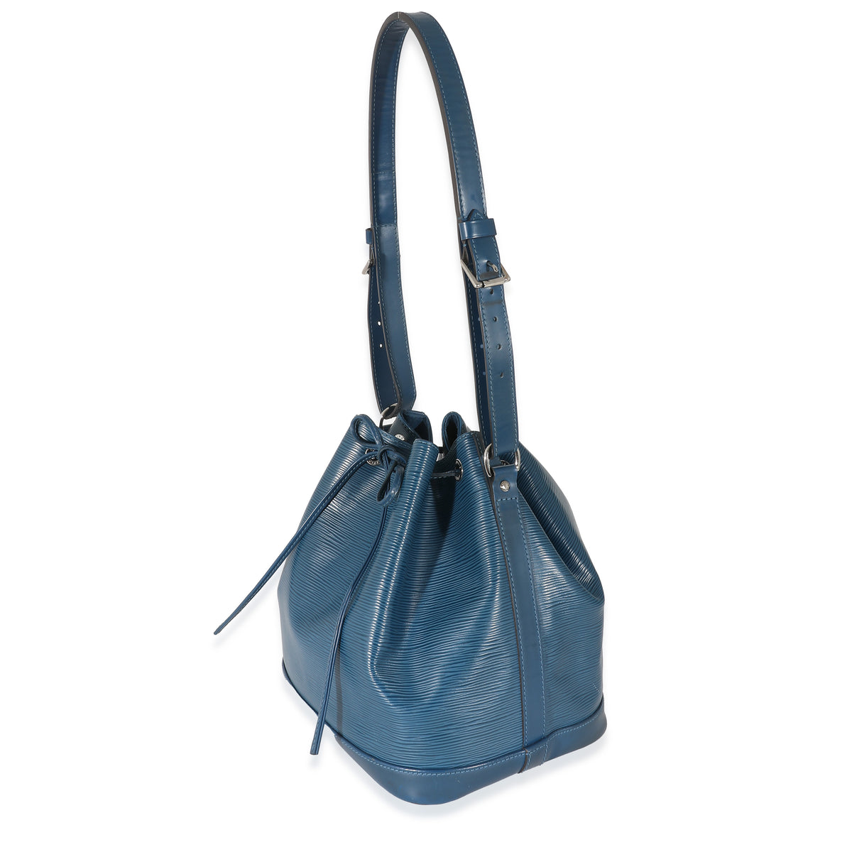 Louis Vuitton Epi Leather Bucket Noe Bag Blue Vintage, Luxury