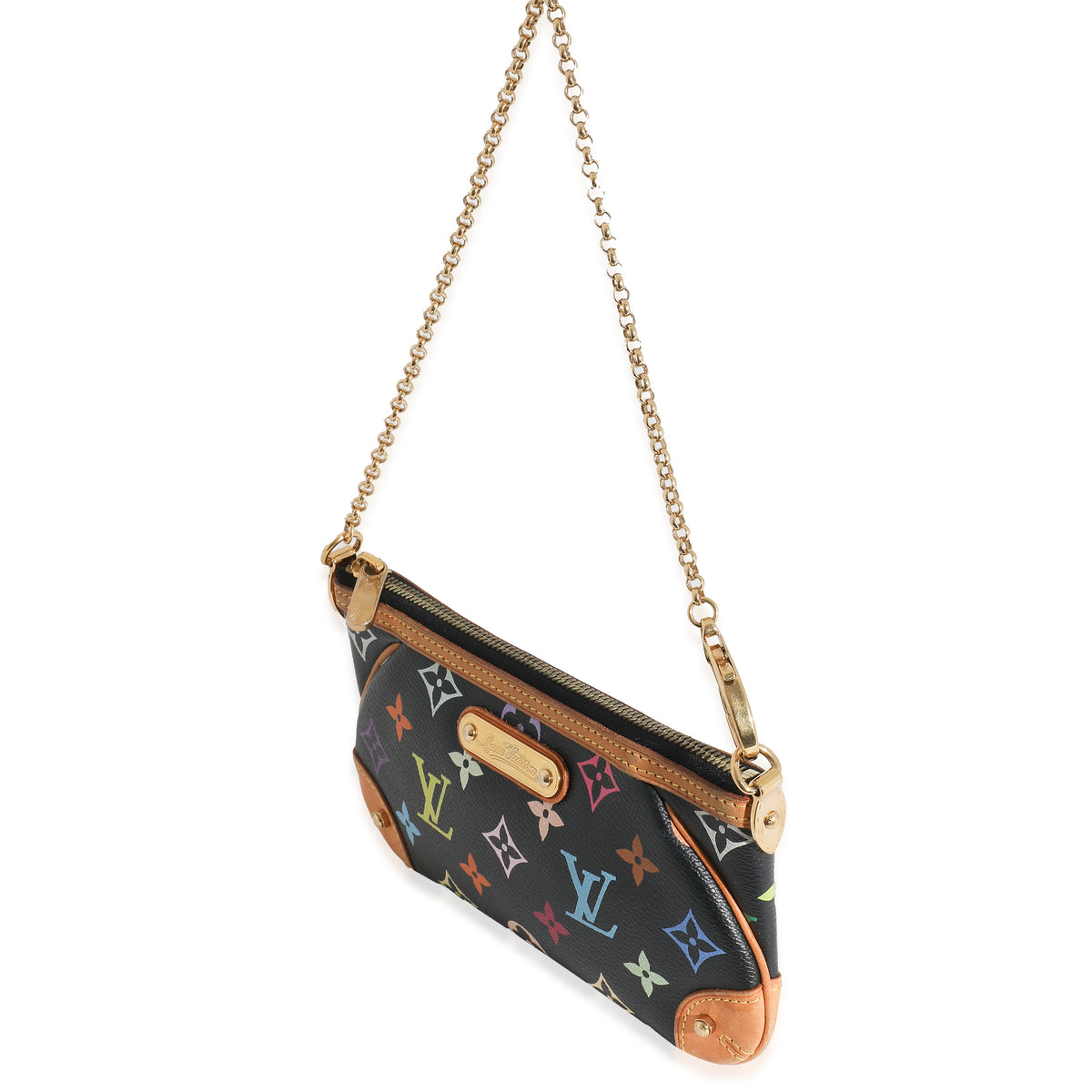 Louis Vuitton Brown Monogram Canvas Milla Pochette Clutch Bag