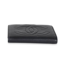 Chanel Vintage Navy Lambskin CC Bi-Fold Compact Wallet